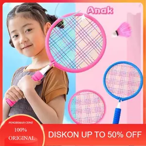 SNACKTIME Raket  Bulutangkis/ Raket badminton Anak ( Usia 3-6-12 Tahun Untuk TK/ SD) dengan tas Elegan Dan Shuttlecock