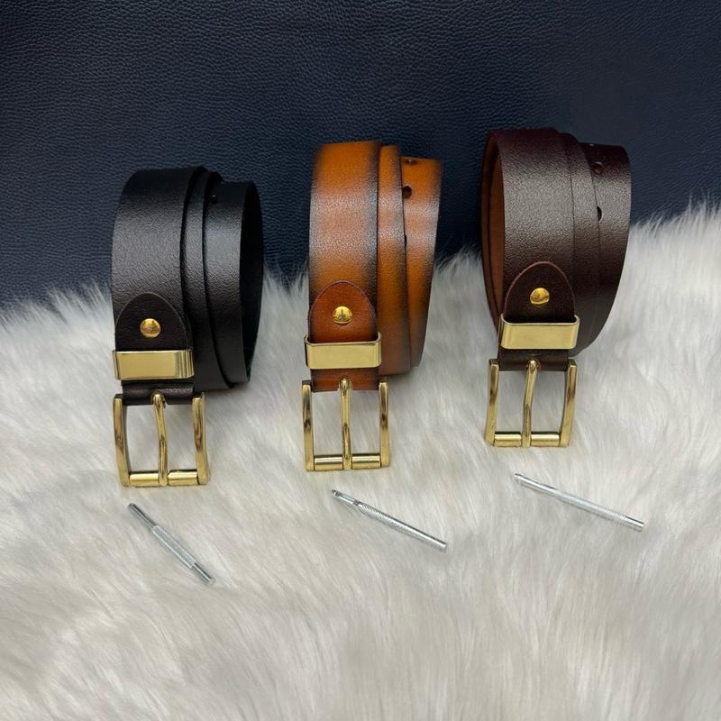 Thắt lưng da bò nguyên tấm đầu khoá đồng đúc dây rộng 3,8cm dài 120cm thắt lưng boy phố lv duyanh leather