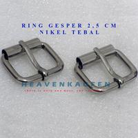Gambar Aksesoris Tas - Ring Gesper 2,5 cm Nikel Kualitas Premium Harga Per Biji - nikel dari Heaven Kaufen Kota Malang 1 Tokopedia