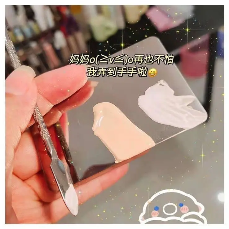 Bảng Màu Kem Nền Dạng Lỏng, Bảng Màu Trang Điểm, Dành Cho Nghệ Sĩ Trang Điểm, Khuôn Xúc Kem Nền Trộn Vòng Trang Điểm Đặc Biệt, Cấp Độ Chuyên Nghiệp, Bao Gồm Xẻng Women Nữ Cosmetic Mỹ Phẩm 5