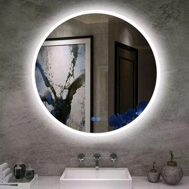 Cermin Led Gantung Rias Dinding Cermin Wastafel D30 Lampu