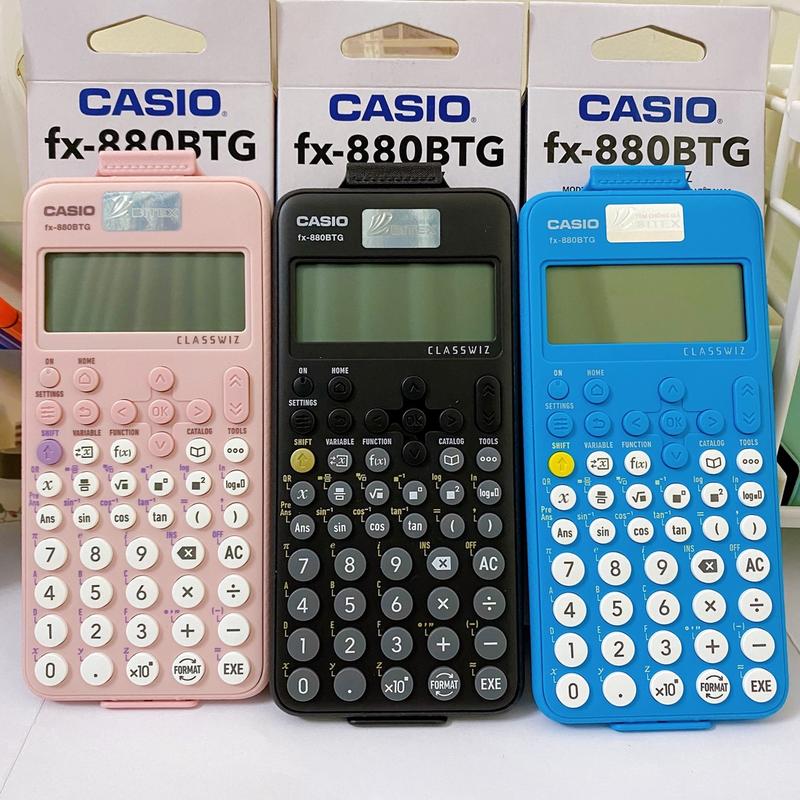 Máy tính Casio Fx-880BTG Chính hãng có hỗ trợ tiếng việt chuyên dụng được mang vào phòng thi TEZY 3
