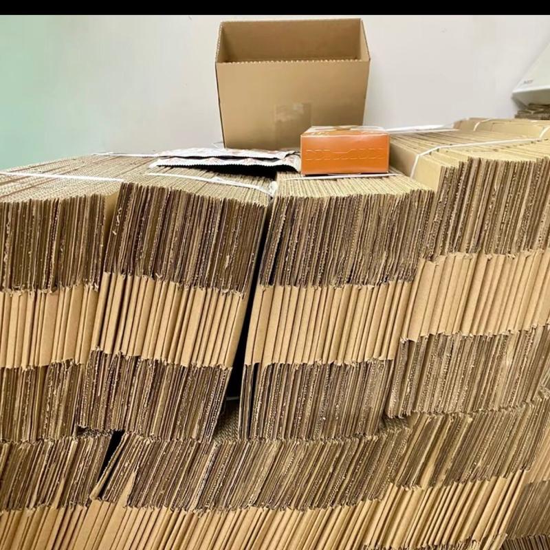 Combo 3 hộp Hộp Giấy Carton Ba Chị Cam - hộp đựng giấy tổng hợp kích thước 20*15*20 + Quà Tặng