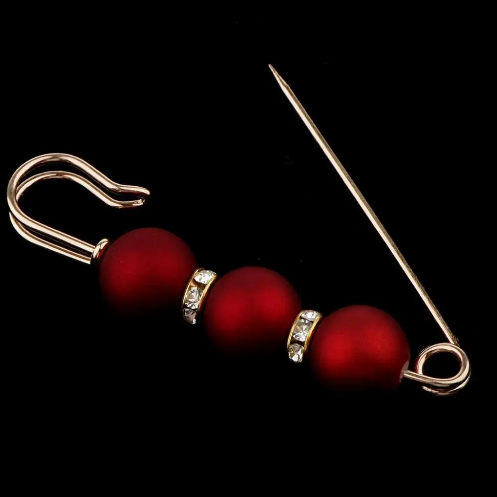 Classic Luxury Round Imitation Triple Pearls Crystal Spacer