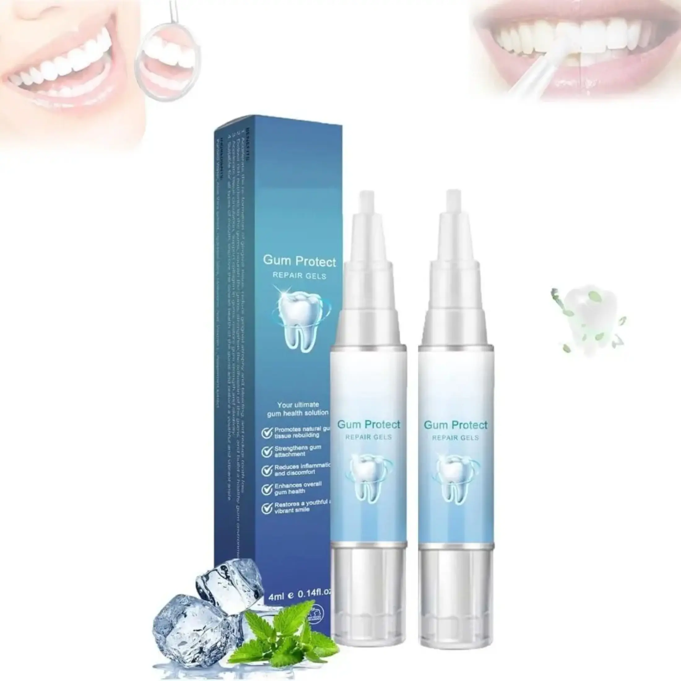 Dental Repair Gum Treatment Gel Reduces Discomfort Oral Care Gum Shield Therapy Gel Reduces Inflammation Easy To Use