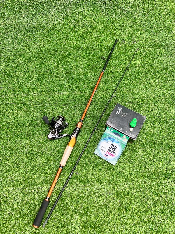 Combo cần lure đứng daiwa nội địa 1m8 260k