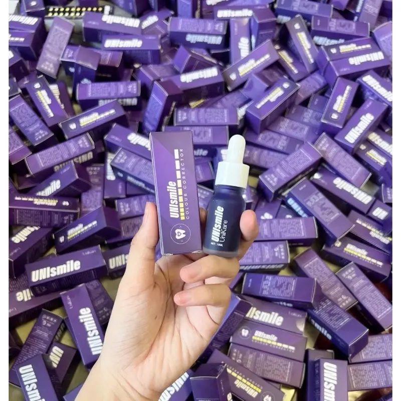 Serum Trắng Răng Unismile Unikare -  Hỗ trợ cải thiện vết ố vàng răng, làm sạch mảng bám trên răng 10ml Nữ Nam 5
