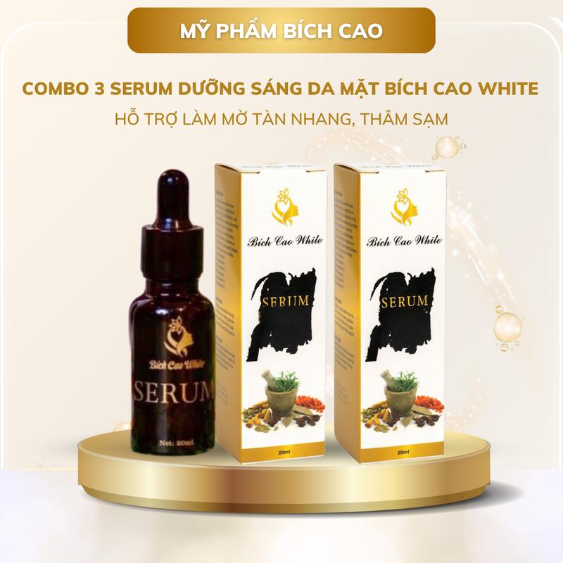 Sĩ 3 Serum Bích Cao White Hỗ Trợ Dưỡng Sáng Da Mặt, Giúp Dưỡng Ẩm Làn Da Women Nữ