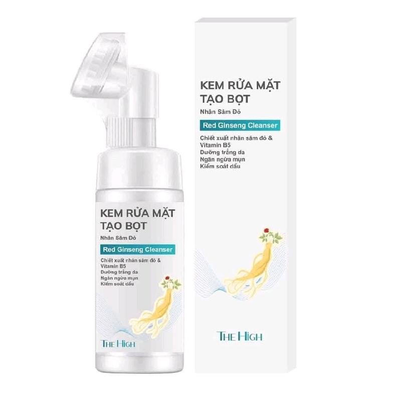 Sữa Rửa Mặt Tạo Bọt Tự Nhiên Từ Nhân Sâm Đỏ THE HIGH Hỗ Trợ Làm Sạch Dịu Nhẹ Bụi Bẩn và Dầu Thừa Dành Cho Cả Nam Và Nữ Dung Tích 130ml