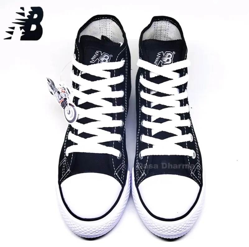SEPATU SEKOLAH MB MASTER BASKET HITAM PUTIH TINGGI PENDEK ANAK SEKOLAH LAKI LAKI PEREMPUAN SD SMP SMA UK 31-42 4