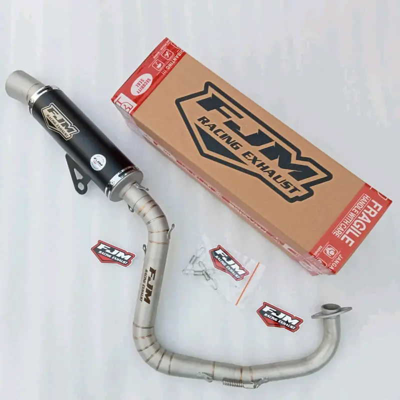 Knalpot samlong FJM Racing type sunblash all matic 0