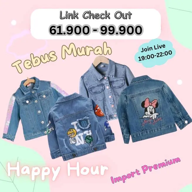 (TEBUS MURAH) SUPER PREMIUM Jaket Overall One Set Anak Import