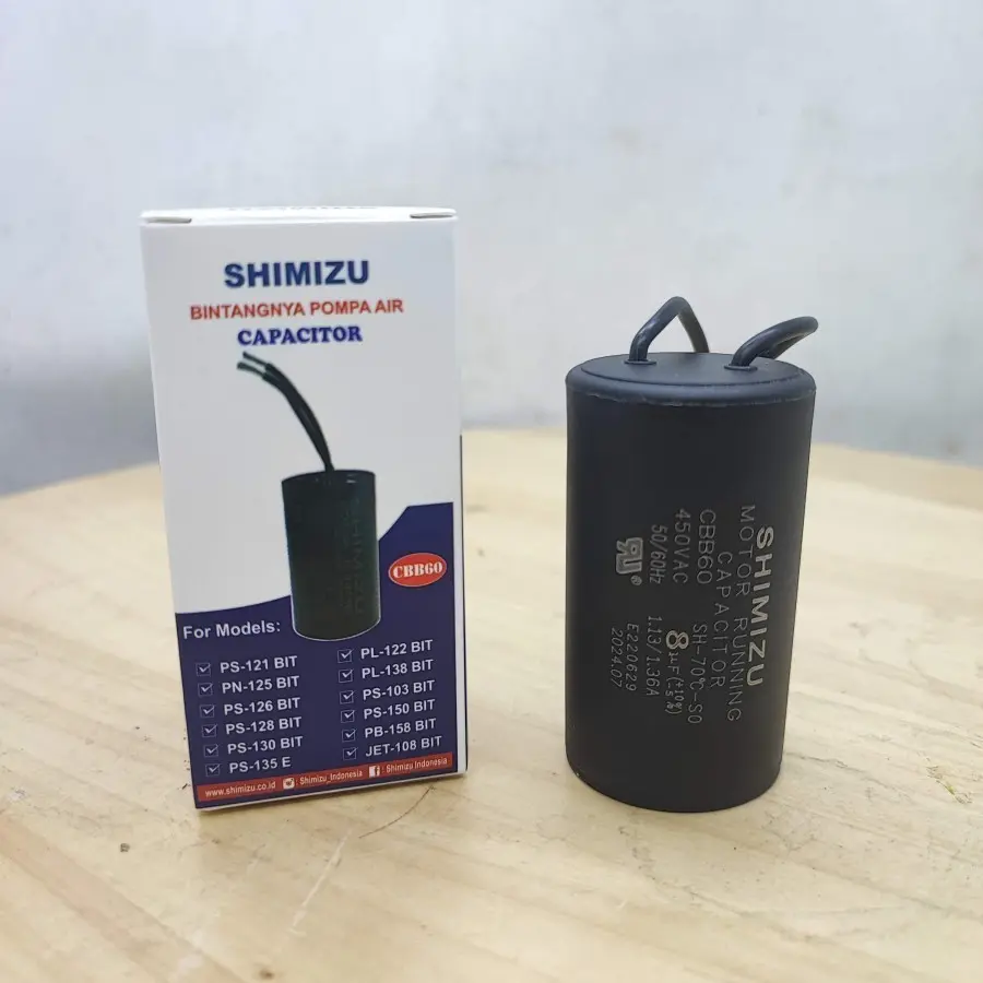 Kapasitor Shimizu PS 128 BIT 135 E PL 122 138 JET 108 PN 125 ...