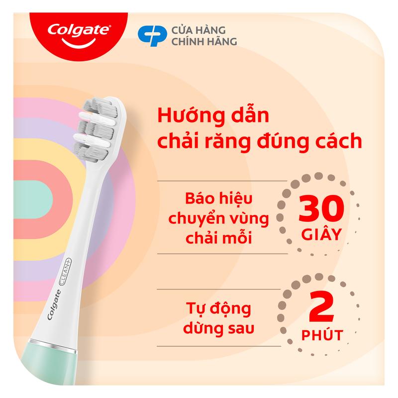 [DUY NHẤT 4-6.5]Bàn chải điện Colgate PULSE công nghệ sóng âm, sạch mảng bám, hỗ trợ Trắng Răng, pin 60 ngày 5