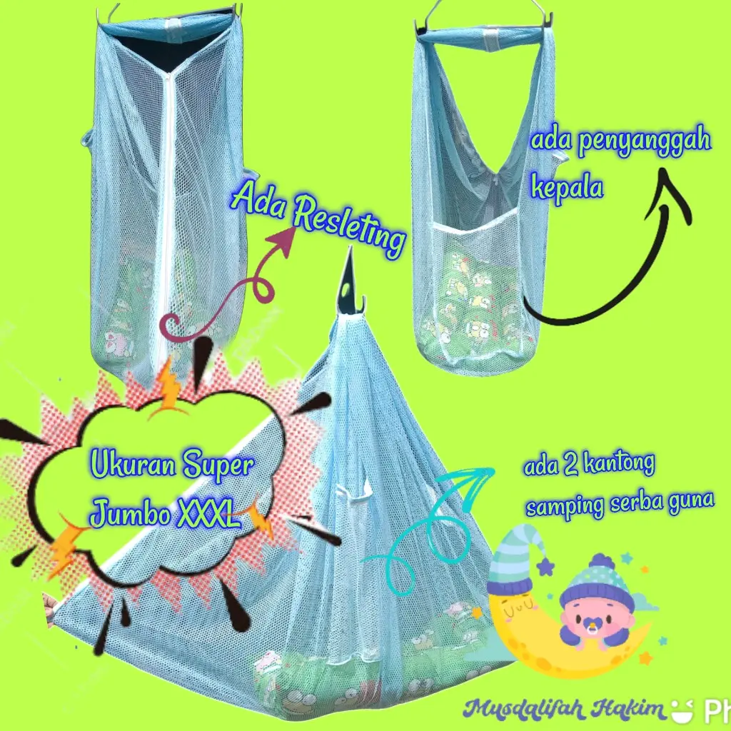 AYUNAN BAYI UKURAN SUPER JUMBO/AYUNAN RESLETING/AYUNAN MALAYSIA/AYUNAN SUPER JUMBO UKURAN XXXL