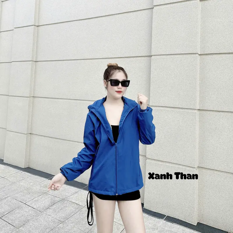Áo khoác nữ lót lông cừu cao cấp có mũ to rộng Áo Khoác Hai Lớp 4