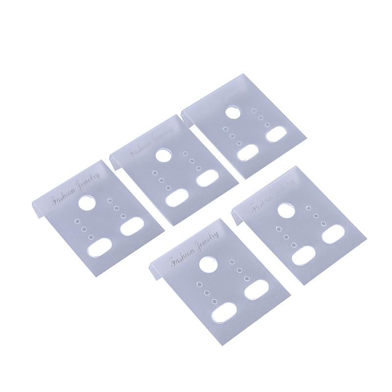 100X Loại Nhựa Trong Suốt Chuyên Nghiệp, Giá Đỡ Bông Tai, Đinh Tán Tai, Trưng Bày, Thẻ Treo,