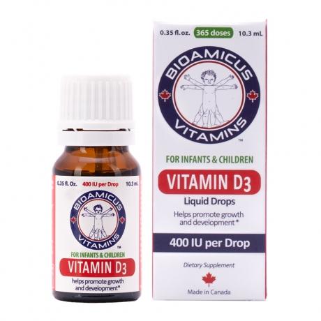 Vitamin D3 Bioamicus 400IU/Giọt 10ml - Bổ Sung D3 Thuần Giúp Phát Triển Hệ Xương Và Răng Ở Trẻ Nhỏ 2