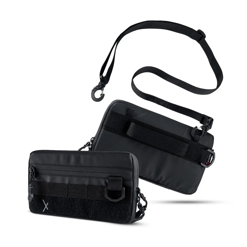 Evernext - Hand Bag Pria Anti Air Multifungsi 3 in 1 Sling Pouch Wallet Vector Waterproof Clutch Bag Pria Anti Air