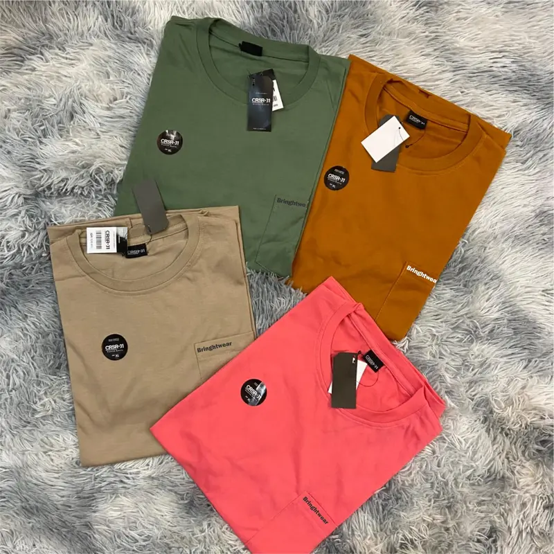 PAKET 3 PCS KAOS JUMBO 3XL POCKET/KANTONG DEWASA SEMI KATUN 24S 4