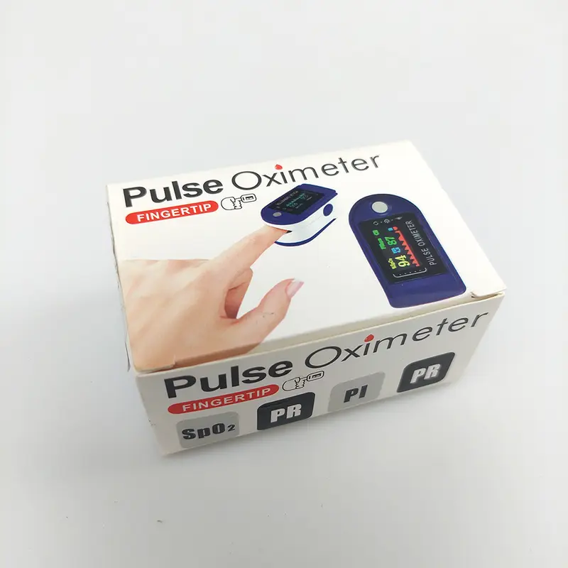 Termurah ABCMASK Alat Pengukur Detak Jantung Kadar Oksigen Oximeter - LK88 - White/Blue 6