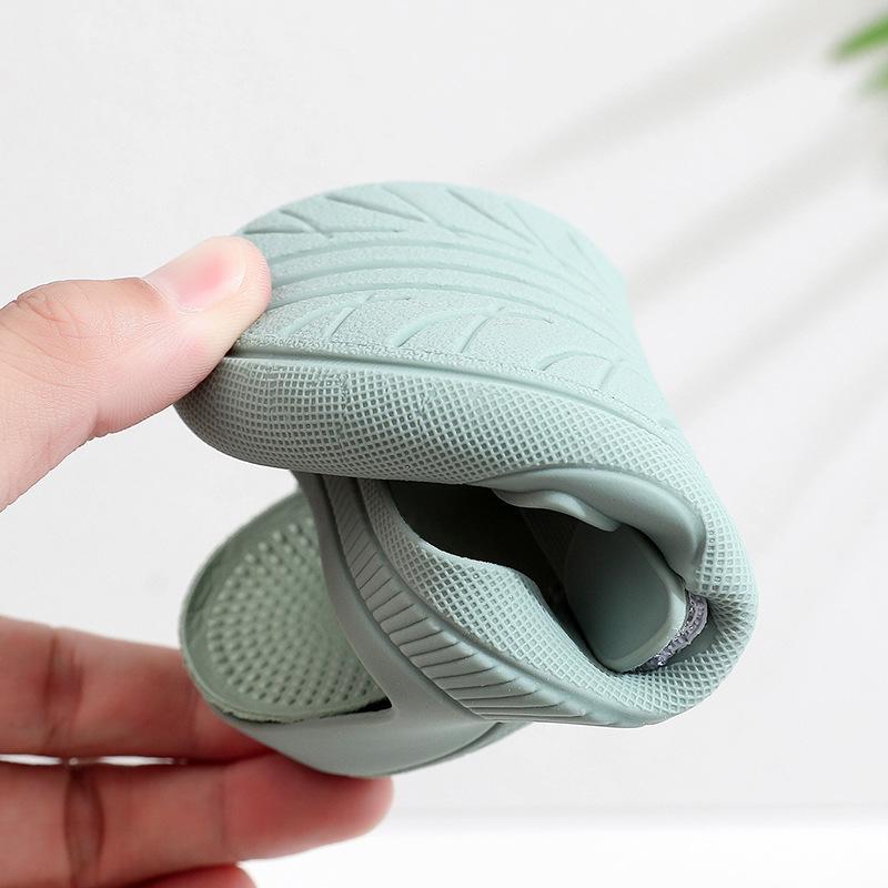 Product Introduction of 24-Year New Children's Closed Toe Soft Plastic Velcro Men's and Women's Baby Water-Stepping Sand Shoes Hole Shoes 29