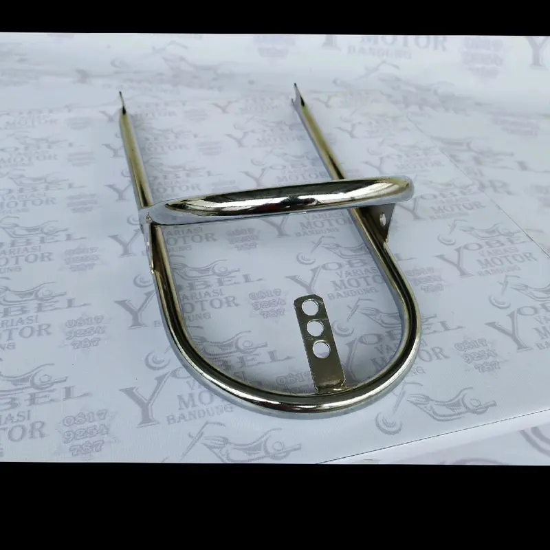 BEHEL BELAKANG BEHEL BRITIS BRITISH CUSTOM UNIVERSAL HANDLEBAR BELAKANG CUSTOM CROM 1