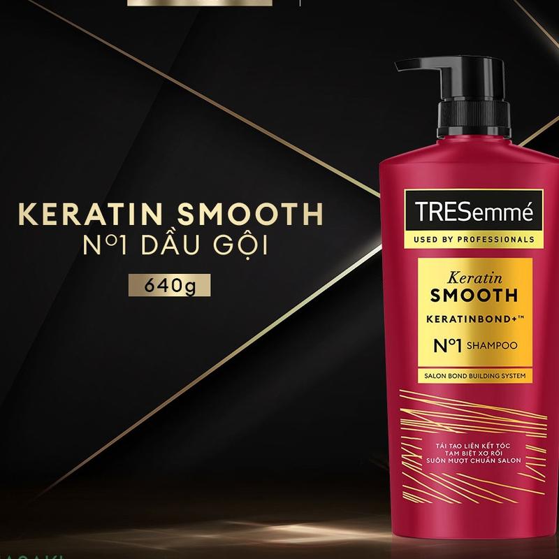 Dầu gội Tresemme Keratin Smooth chai 650g hàng công ty