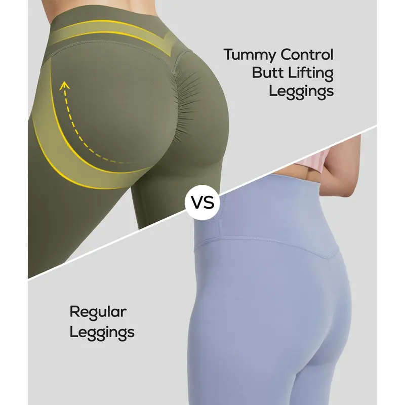 Halara Halara UltraSculpt™ High Waisted Ruched Tummy Control Butt Lifting Yoga 7/8 Leggings 1