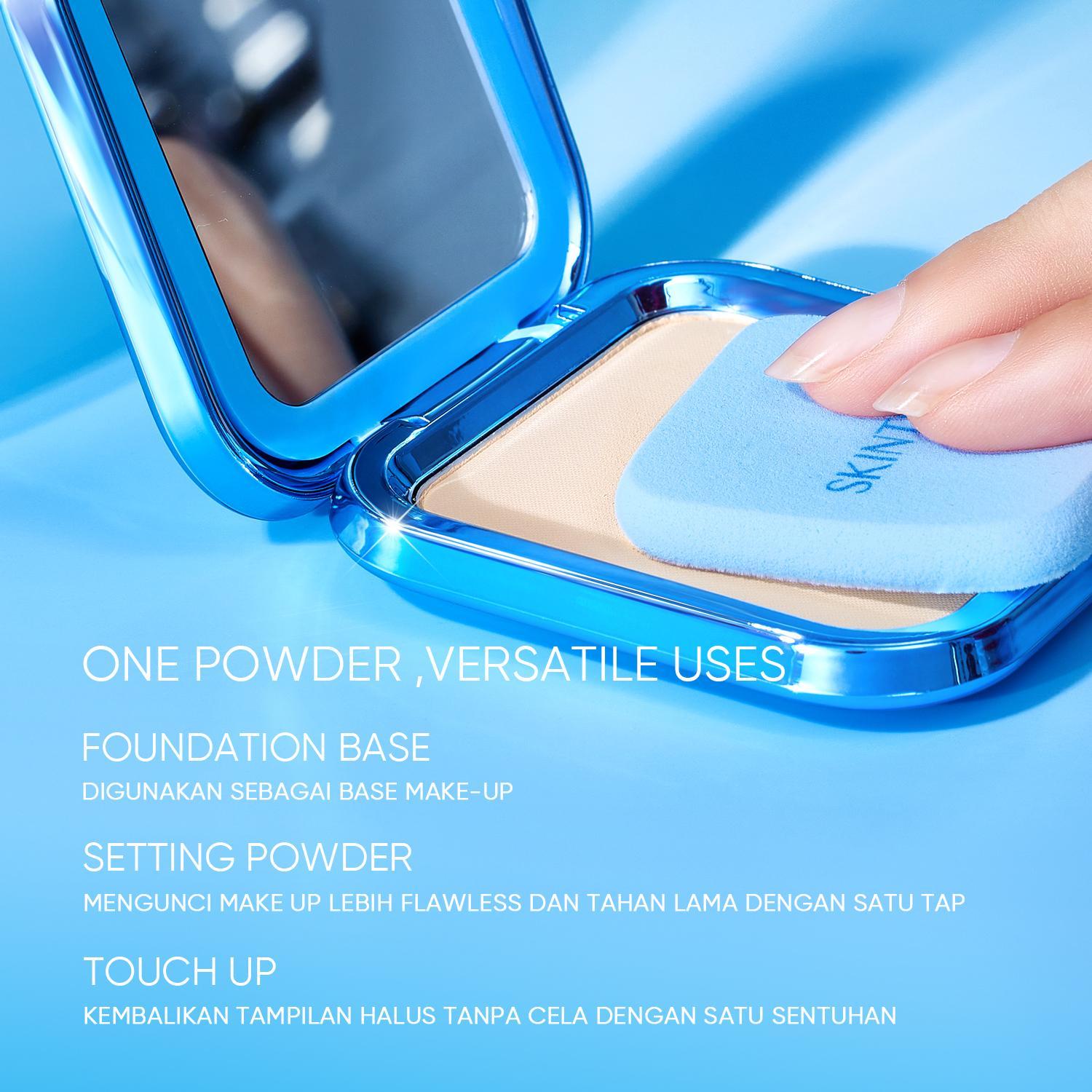 [Make Up 1 Set Lengkap] Skintific 4 Pcs Matte Cushion + 5X Ceramide Barrier Moisture Gel - Light Texture+5X Ceramide Serum Sunscreen+ Ultra Cover Powder Foundation | Makeup Sekaligus Skincare, Cocok Untuk Kulit Berminyak & Berjerawat