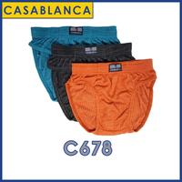 Gambar Casablanca C678 Celana Dalam Pria Dewasa Isi 3 Casual Katun Model Segi Tiga Nyaman Segitiga - S dari CasablancaWear Kota Administrasi Jakarta Barat 1 Tokopedia