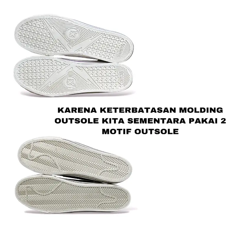 Sepatu Sneakers Pria Wanita015 XternalStepSure Mitterns Storm White Reflective canvas casual Kasual Putih Shoes 1