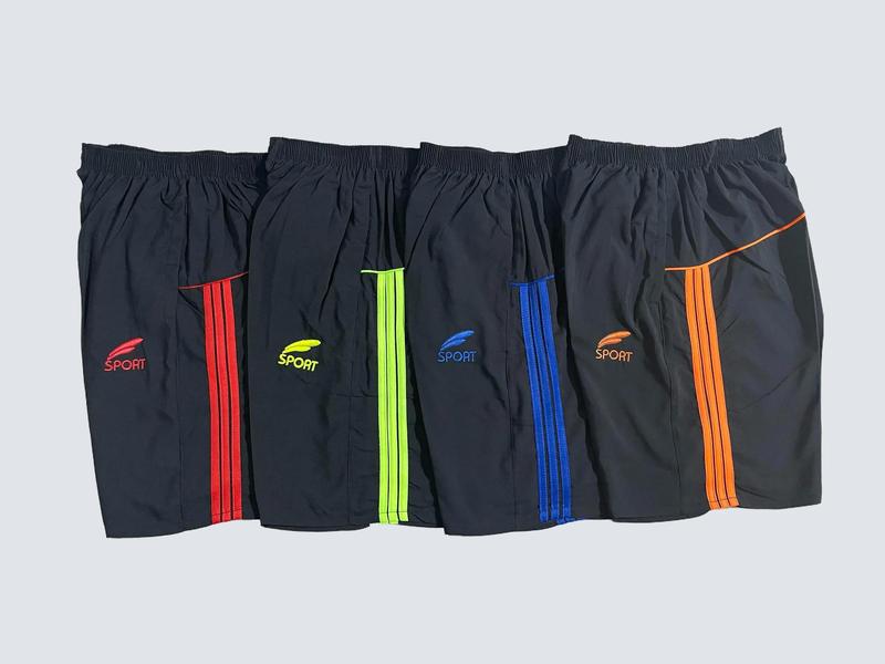 Sport Combo 4 Quần short Nam Nữ Màu Đen Chữ Thêu Sport 4 Màu Chất Vải Gió Lụa Thoáng Mát Phù Hợp Thể Dục & Mặc Ở Nhà