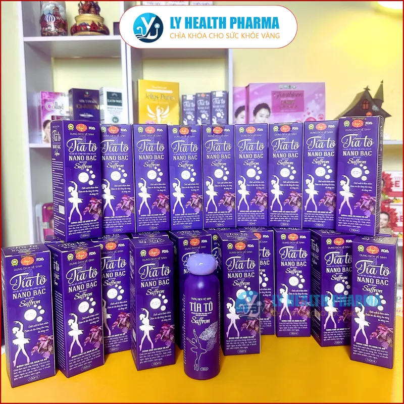 Dung dịch vệ sinh Tía Tô Nano Bạc SAFFRON: hết nấm ngứa, làm sạch, khử mùi hôi vùng kín - Chai 150ml cho nữ 7