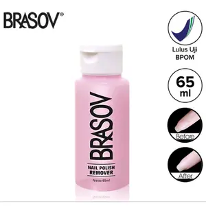BRASOV NAIL POLISH REMOVER KUTEK/PEMBERSIHAN  CAT KUKU 65ml halal bpom