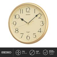 Gambar Jam Dinding Seiko Bulat QXA001 G Gold Original dari SEIKO Clocks Kota Administrasi Jakarta Barat 1 Tokopedia