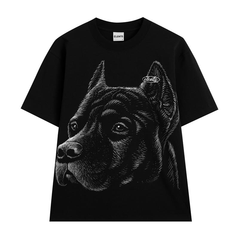 Áo Thun Local Brand Unisex ELENTS Doberman ESST007