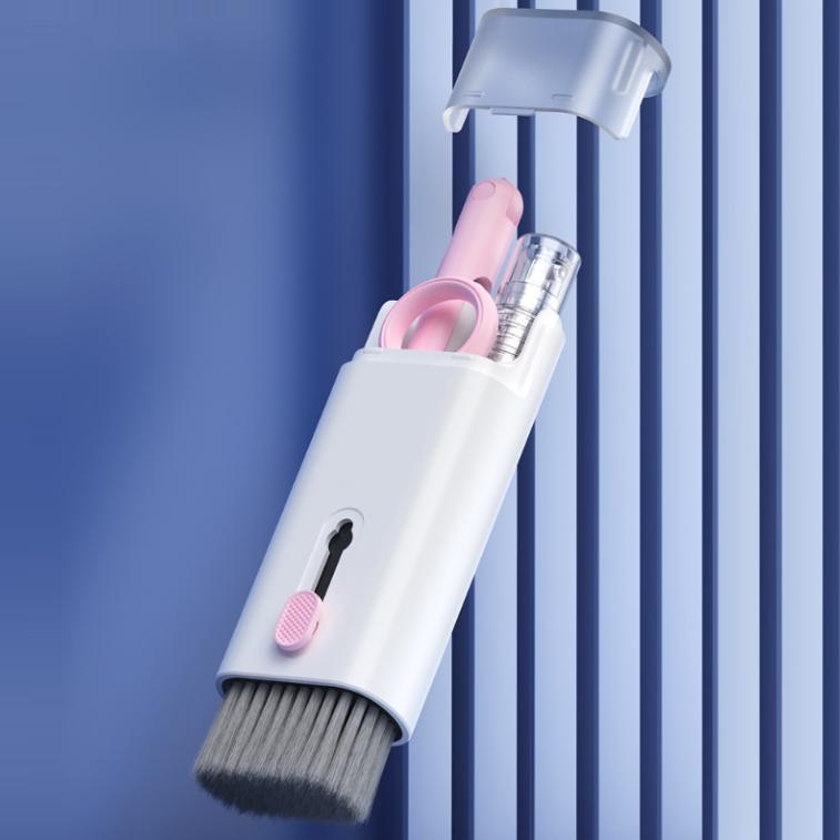 BISA COD 6349 7 in 1 Multifunction Pen Cleaner / Sikat Folding with Key Puller Pembersih Cleaning 5