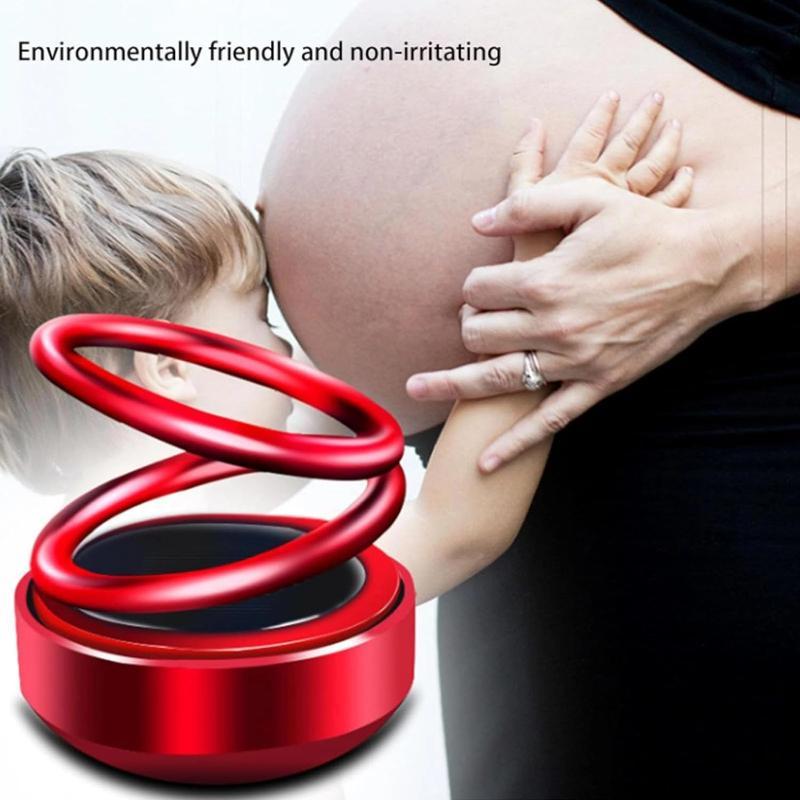 Car Aromatherapy Diffuser, Solar Powered Rotating Car Air Freshener, Solar Energy Rotating Air Freshener for Car & Home, Car Interior Decoration Accessories 7