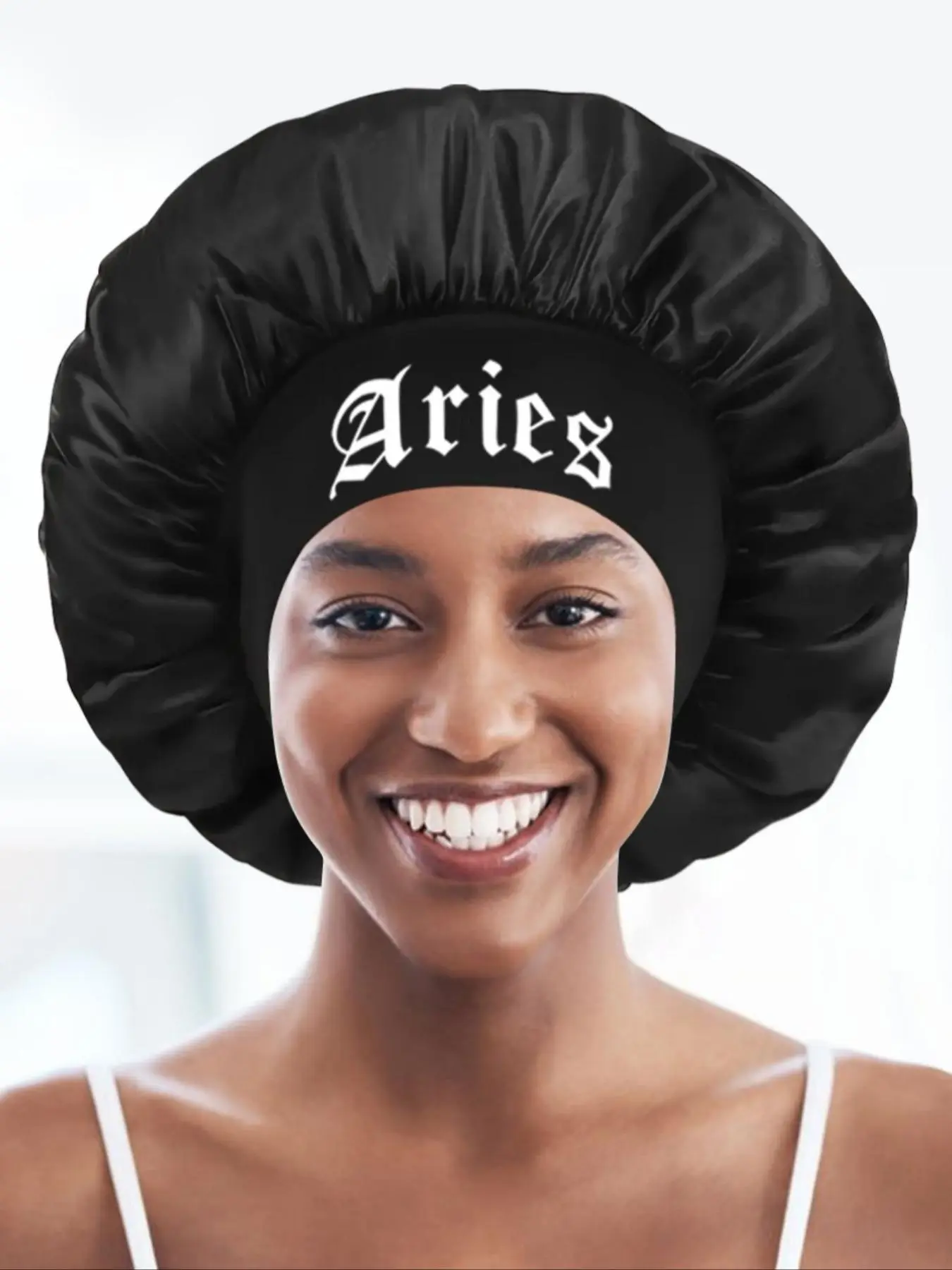 Constellation Print Satin Sleep Bonnet, Soft Comfortable Sleeping Hats, Make Up Washing Face Daily Use Bonnet, Fashion Accessories for Women