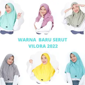 Vilora Warna Baru Kerudung Sekolah Serut