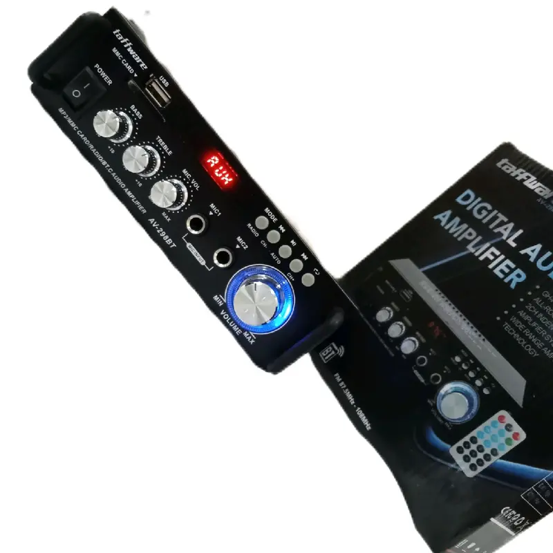 power amplifier bluetooth.output power 300W+300W taffware Amplifier Rumah Mixer 1