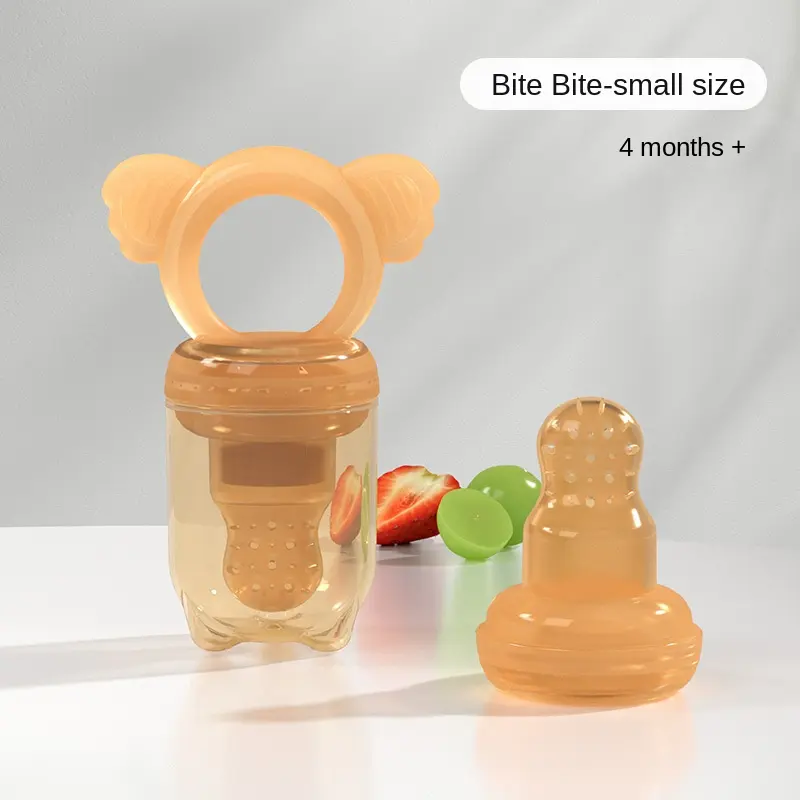 Dụng Cụ Cho Bé Ăn, Silicon An Toàn Thực Phẩm, Thích Hợp Cho Trẻ Em, Cho Bé Ăn Trái Cây, Thức Ăn Bổ Sung, Có Nhạc Và Dụng Cụ Làm Dịu, Đồ Dùng Cho Bé 5