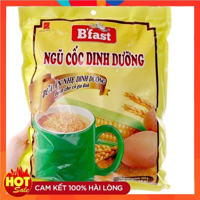 Ngũ Cốc Dinh Dưỡng B'fast Vinacafe Thơm Ngon Bổ Rẻ (20gói x 25g) Date Mới lọ óc chó ngucoc