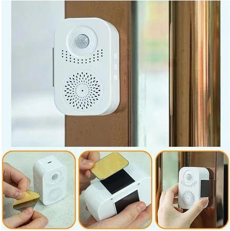 Chuông báo khách báo động chống trộm cảm ứng hồng ngoại không dây thông minh 3