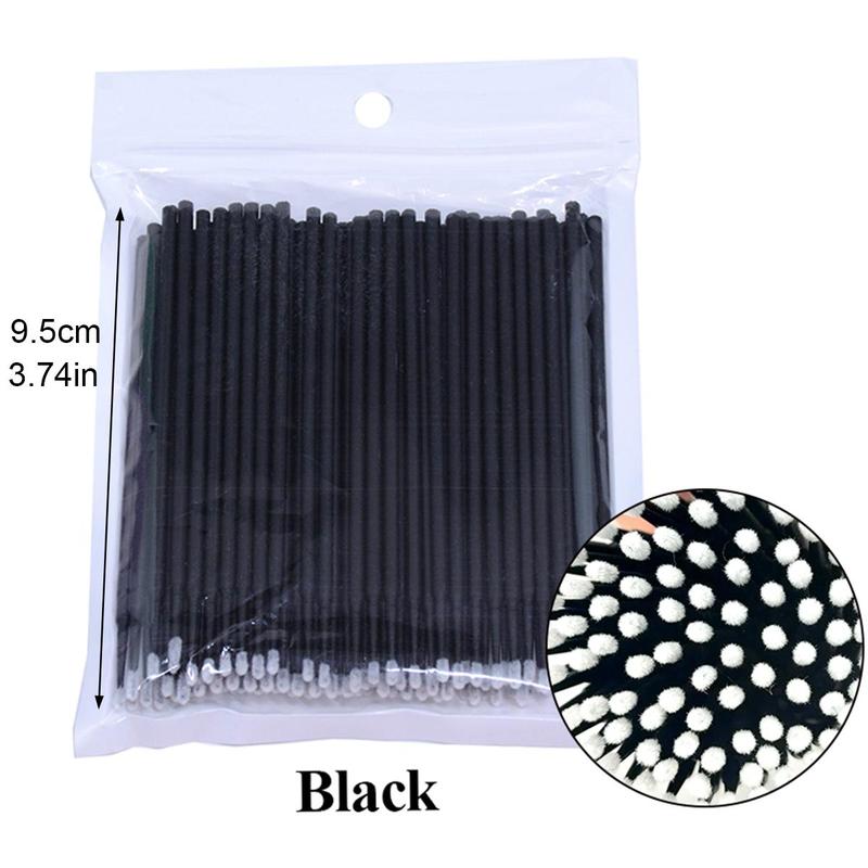 Disposable Micro Swabs, 100pcs Mascara Wands Applicators, Lip Wands, Eyelash Extension Brush Eyeliner Brush Cosmetic Tools, Clean 1