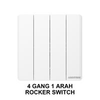 Gambar ARCHITECH ELEGANTE WHITE V20-K04A Sakelar/CETEKAN Lampu 4 Gang 1 Arah dari ARCHITECH INDONESIA Kota Administrasi Jakarta Utara 3 Tokopedia