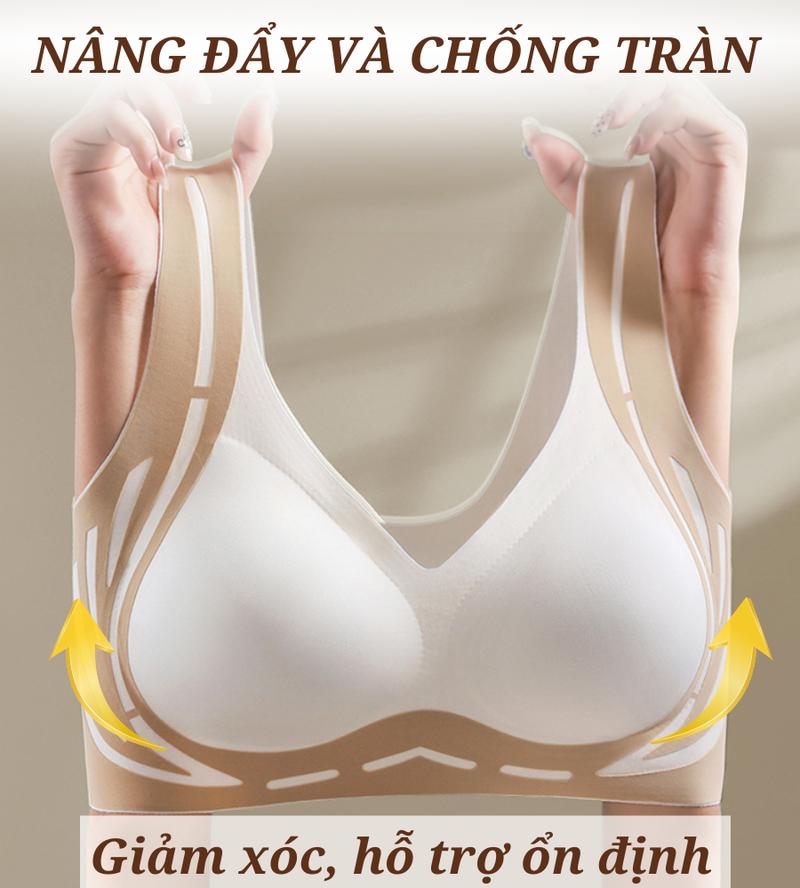 Product Introduction of Áo Lót Su Đúc Bigsize Không Gọng Không Viền – Mút Mỏng Nhẹ, Ôm Sát, Chống Trượt | Mã 726-725 9
