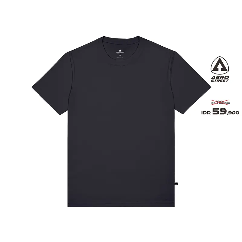 Aerostreet T Shirt Polos Gelap Kaos T-Shirt Tshirt KAAAA 6