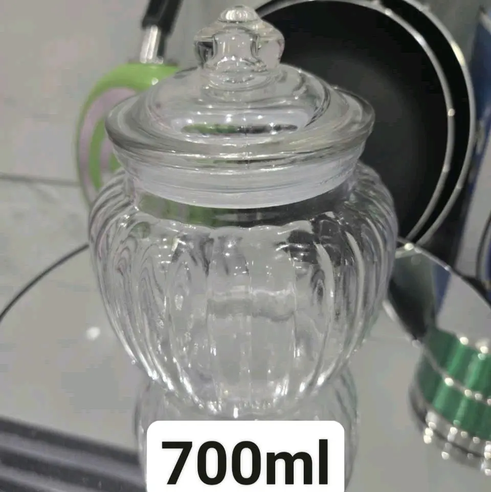 Lọ thủy tinh dung tích 700ml trong suốt, bền đẹp